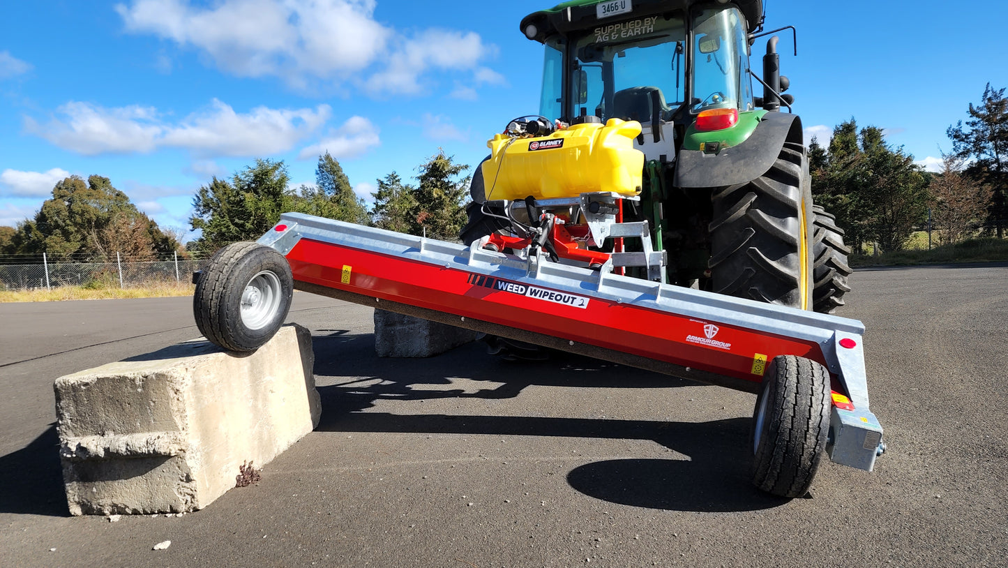 Armour Dual Roller Weed Wiper, "Weed Wipeout" - 3m 3PL