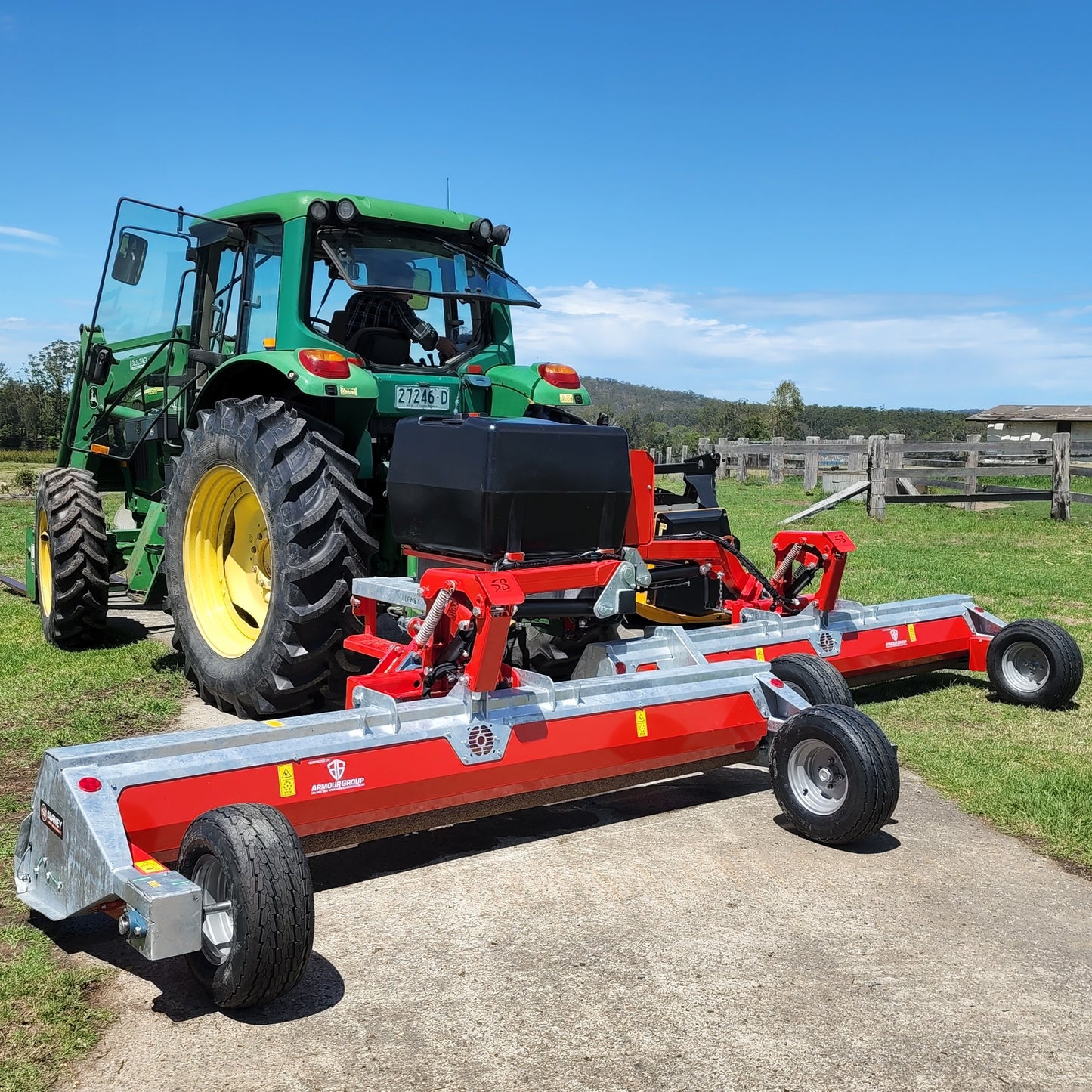 Armour Dual Roller Weed Wiper, "Weed Wipeout" - 5.7m 3PL