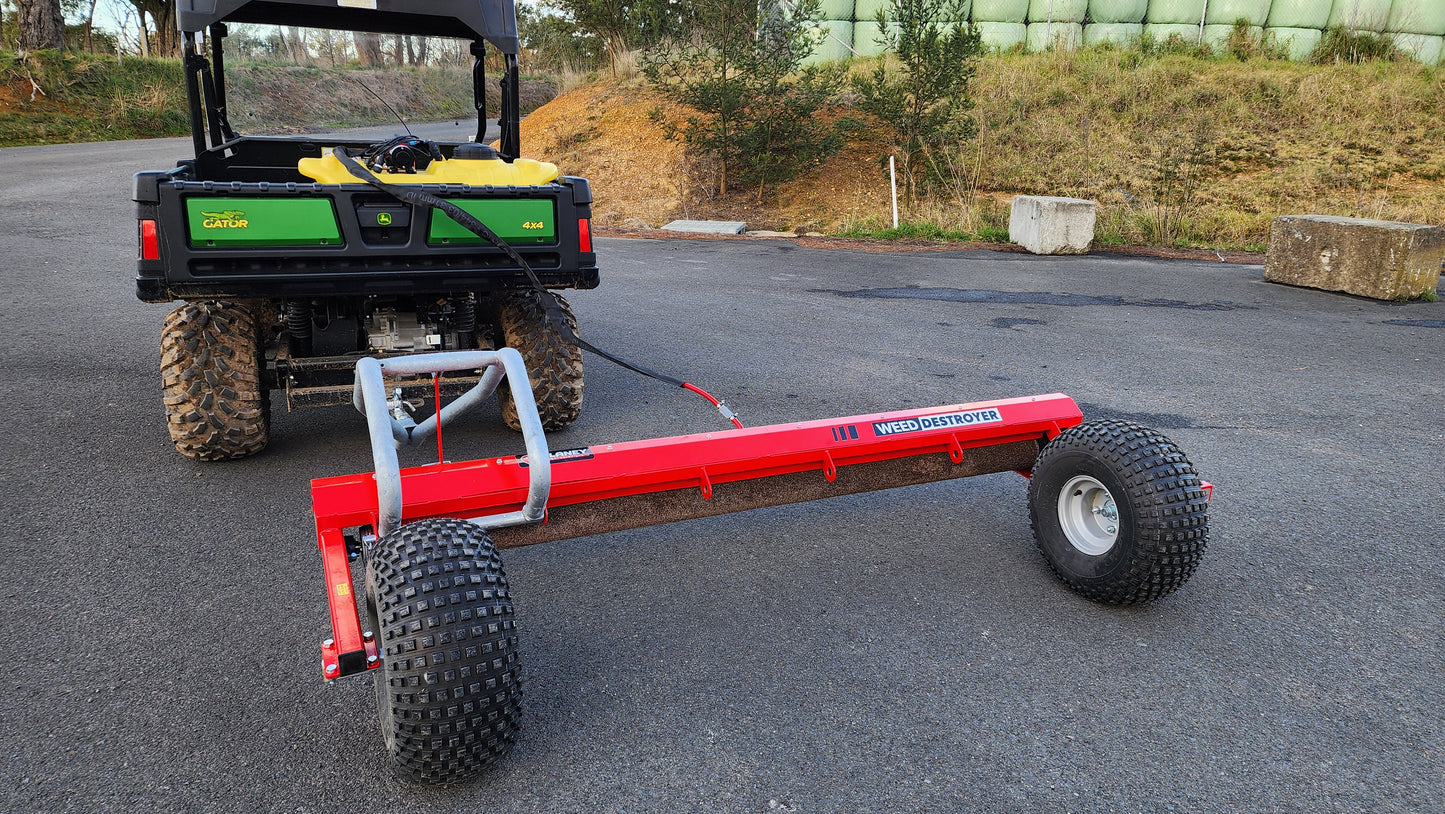 Armour Single Roller Weed Wiper, "Weed Destroyer" - 2.4m ATV