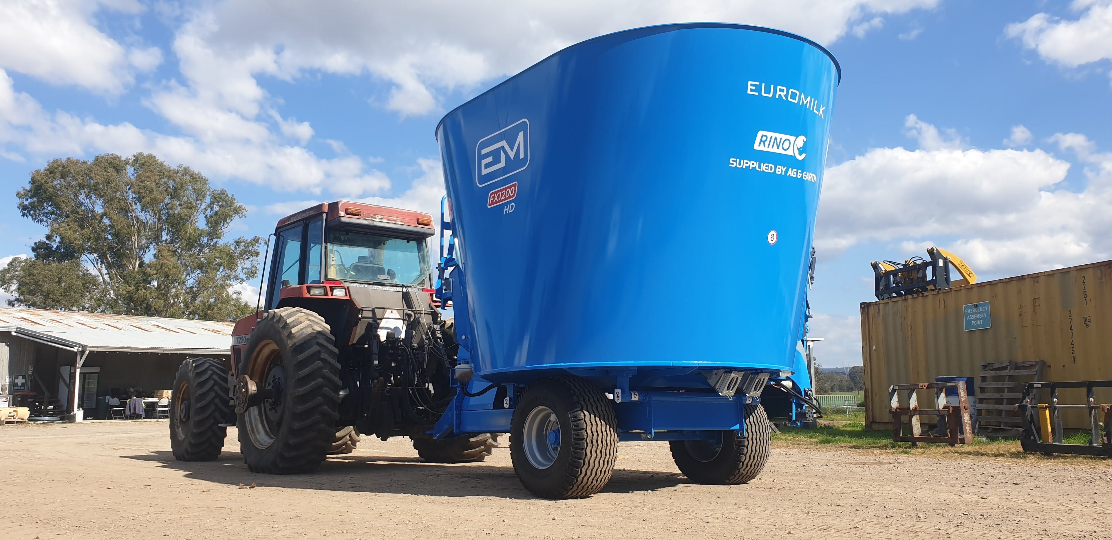 RINO FX-1200 12m3 HD Feed Mixer