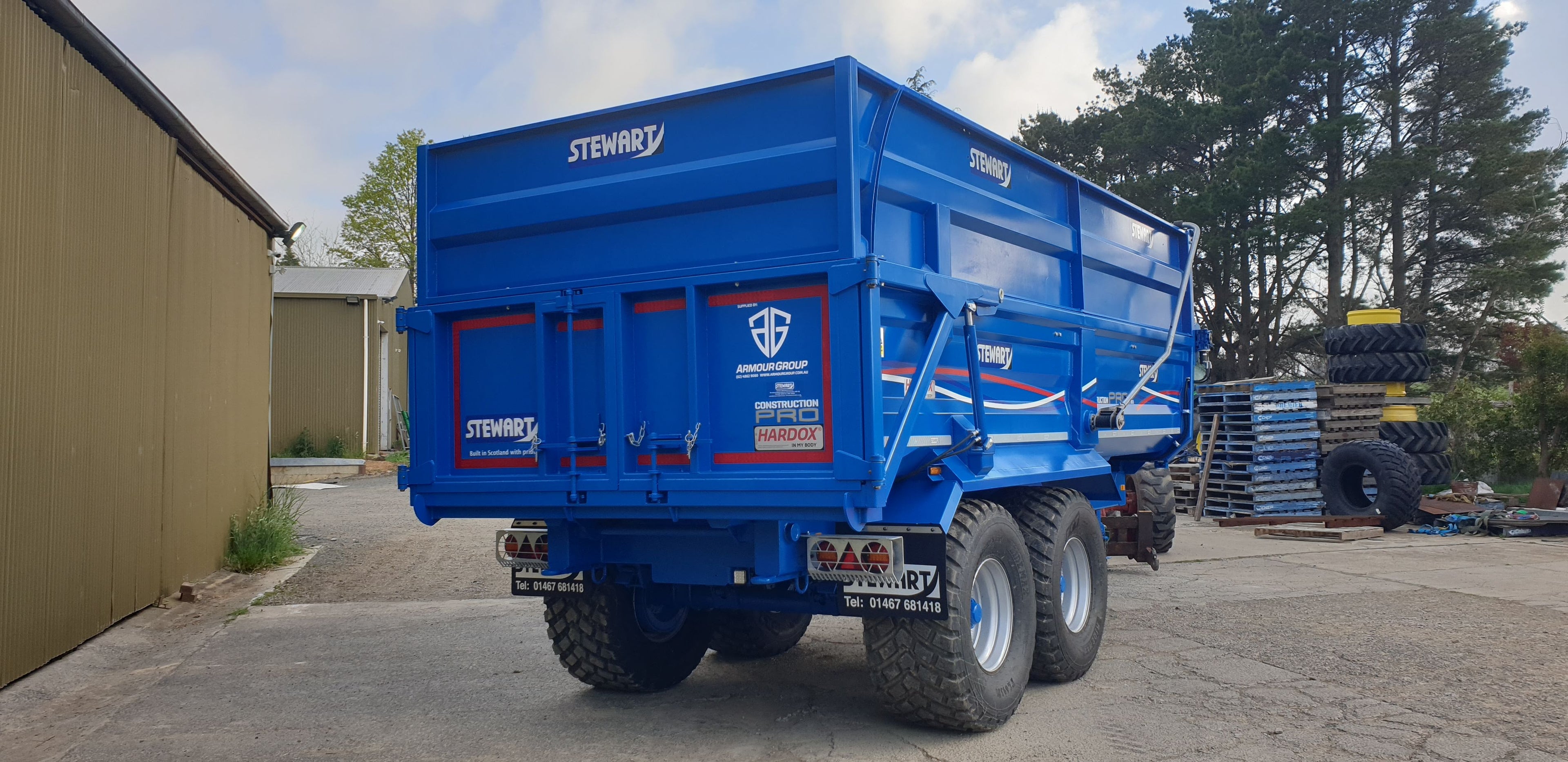 CP-20H HD Construction Tipper Trailer
