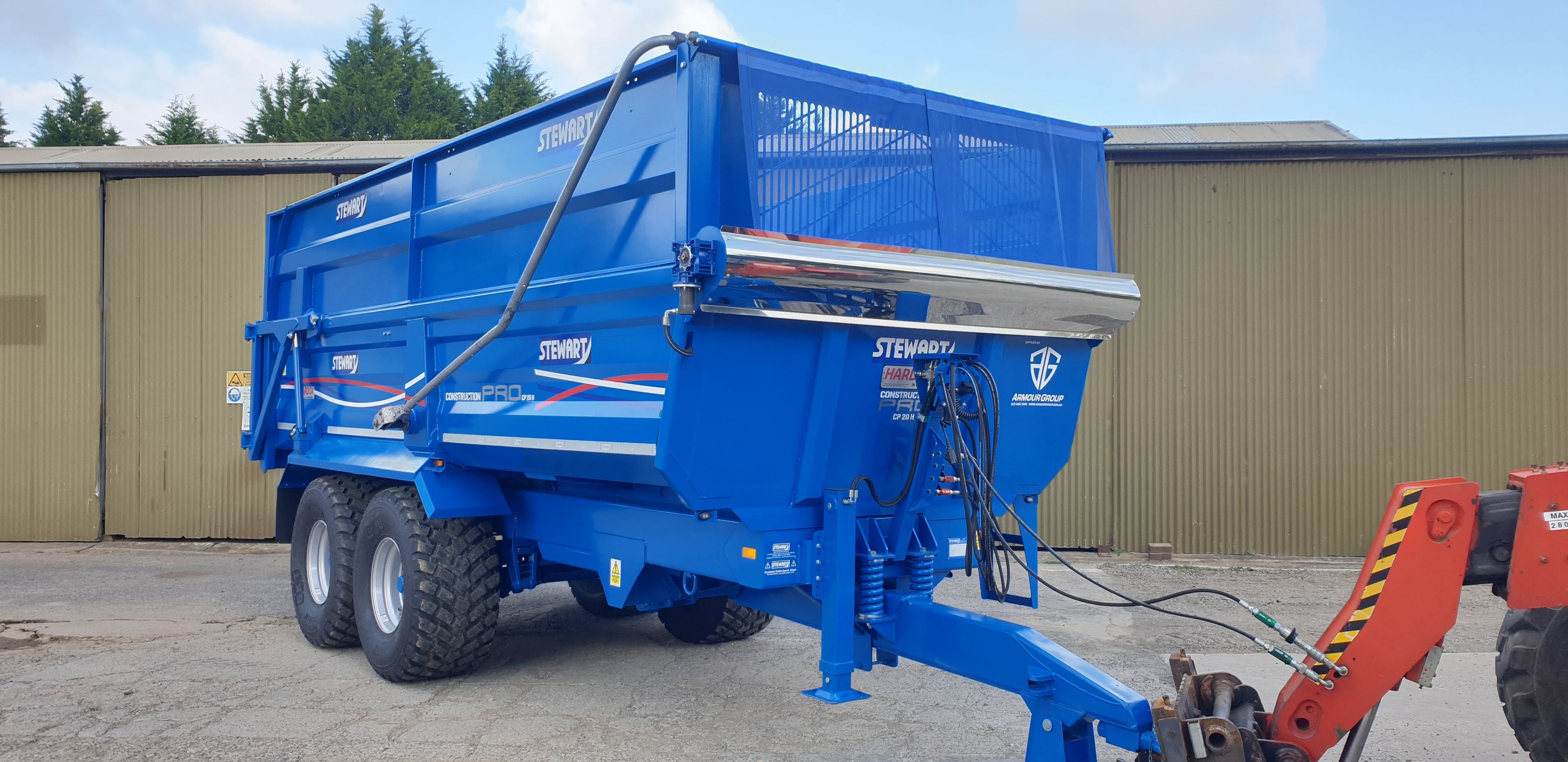 CP-20H HD Construction Tipper Trailer
