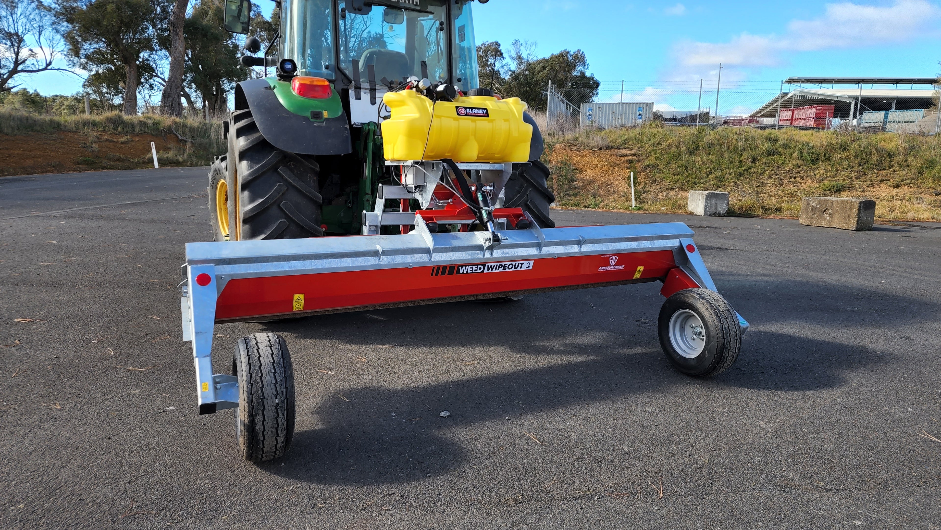 herbicide wiper Armour Dual Roller Weed Wiper, "Weed Wipeout"