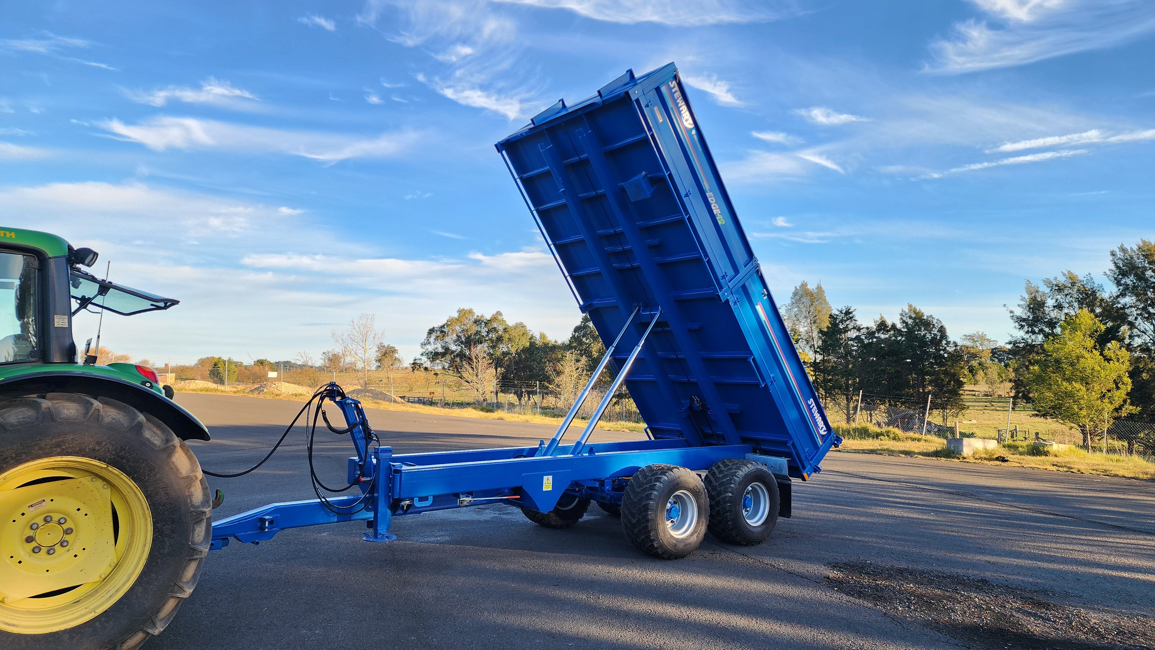 EDGE-12 Drop Side Tipping Trailer