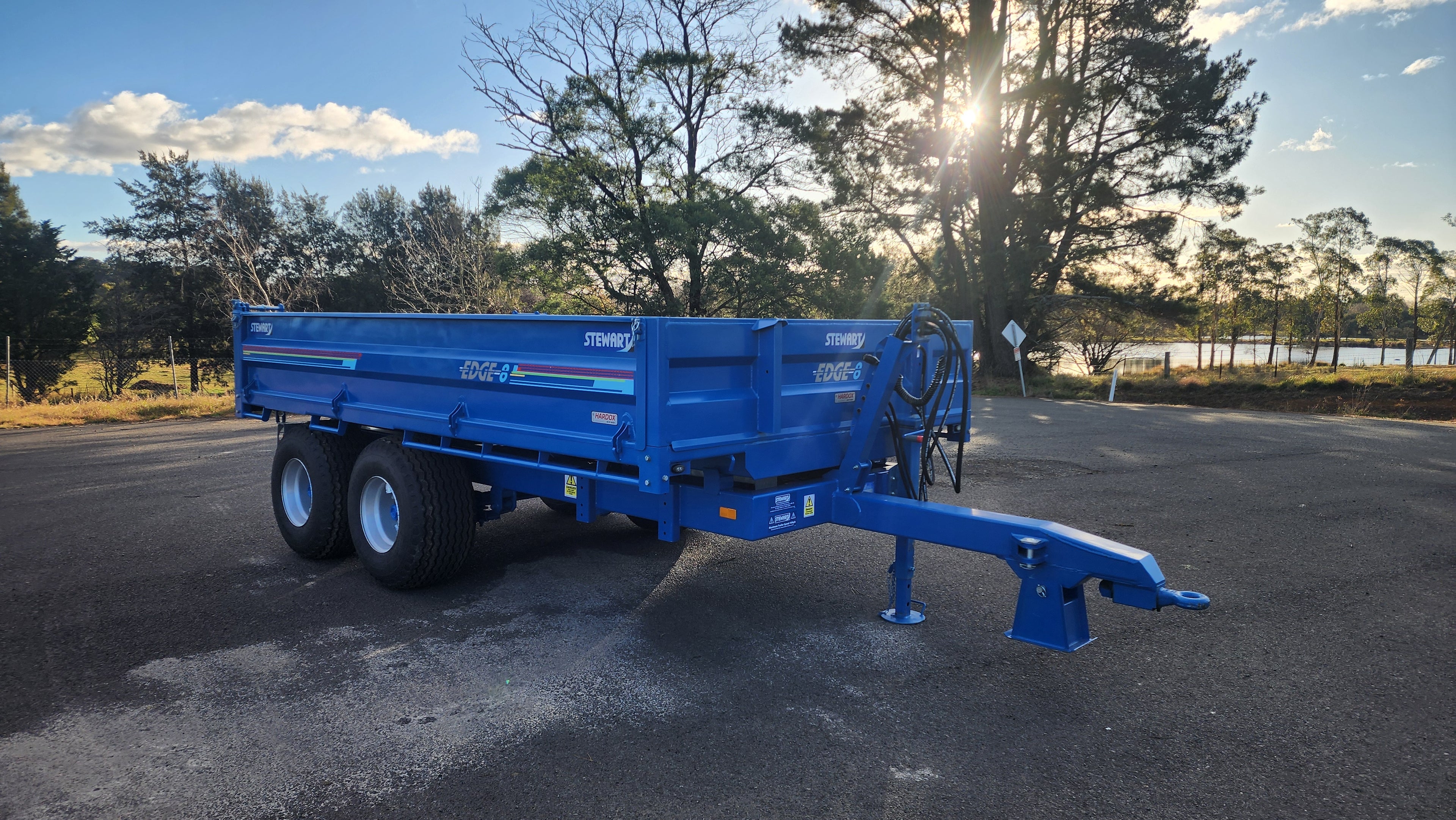 EDGE-8 Drop Side Tipping Trailer
