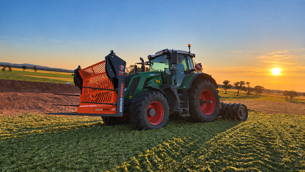 Armour Stacker Push-Off Silage Buckrake