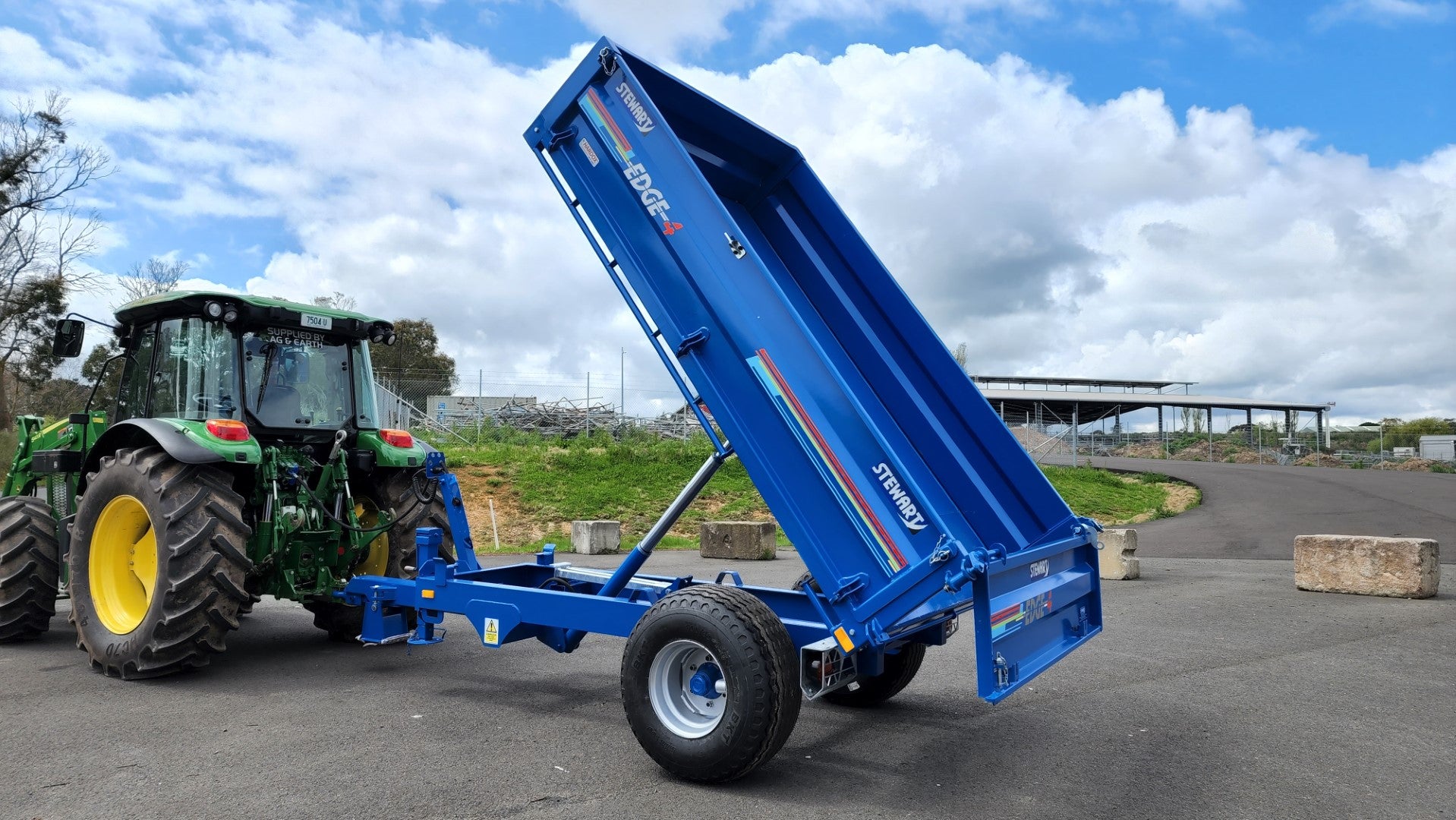 EDGE-4 Drop Side Tipping Trailer