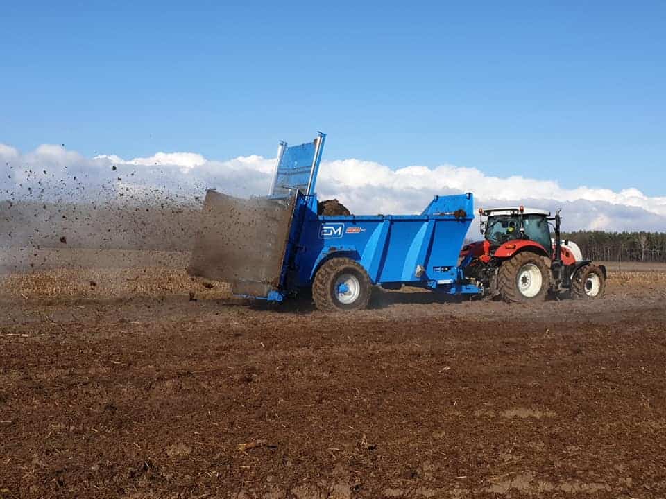 Buffalo RX Manure Spreader. HD Tandem Axle 16-24m3