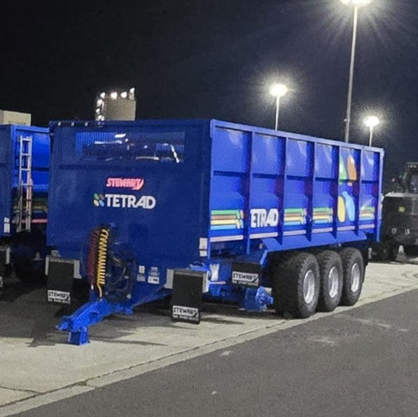 Stewart Tetrad Quad Axle 70m3 Silage Trailer
