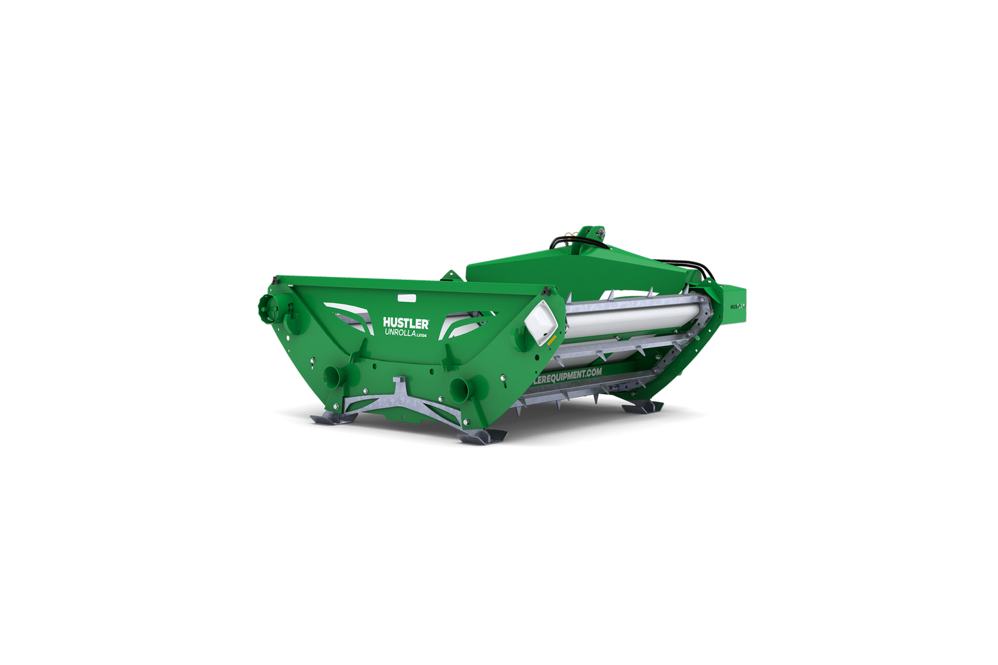 HUSTLER Bale Unroller Hay Handler for Feedlot - Mounted