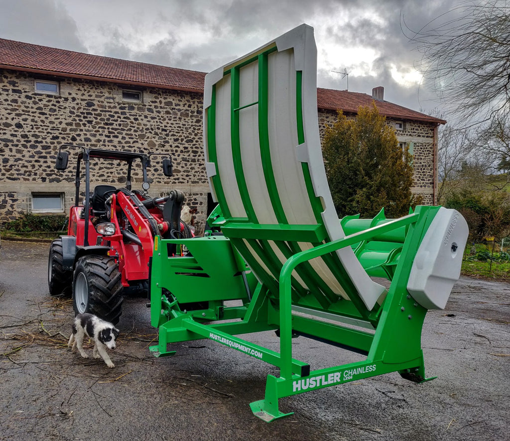 HUSTLER Mounted Chainless Bale Feeders