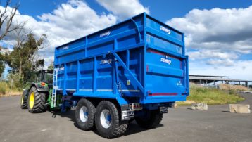 GX-16-21S Silage Trailer. Heavy Duty Agricultural Trailer for Transporting Silage, Feed, Grains  21-35m³