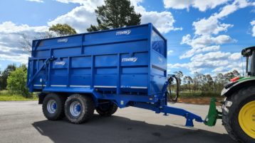 GX-16-21S Silage Trailer. Heavy Duty Agricultural Trailer for Transporting Silage, Feed, Grains  21-35m³